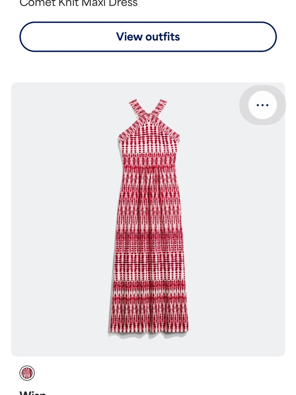 Wisp Petites Women’s Pink Patterned Maxi Dress size 10Petite from St Fix